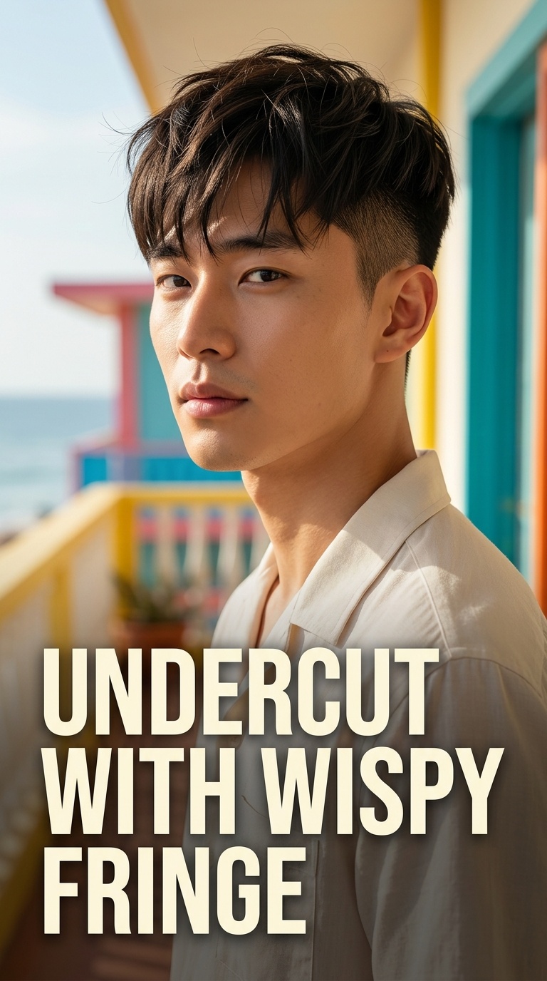Undercut with Wispy Fringe