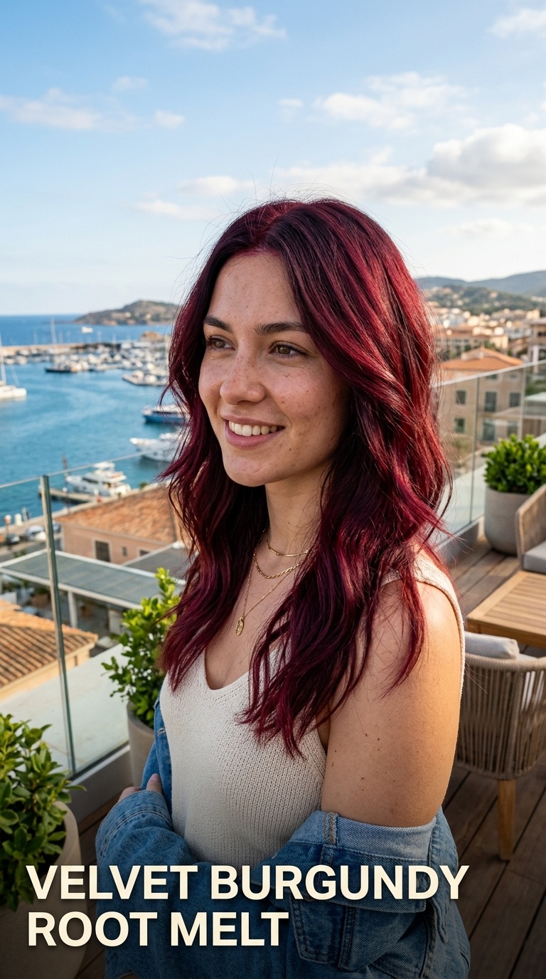 Velvet Burgundy Root Melt