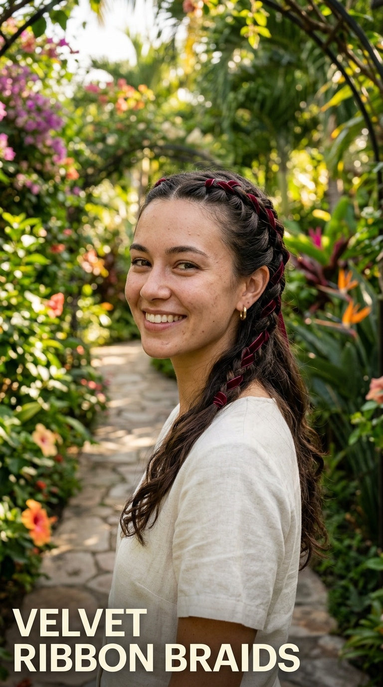 Velvet Ribbon Braids