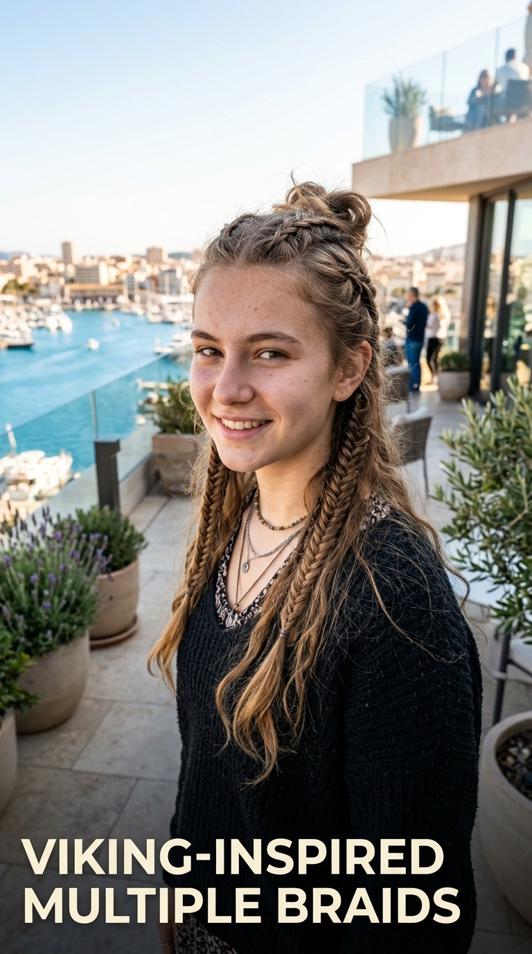Viking-Inspired Multiple Braids