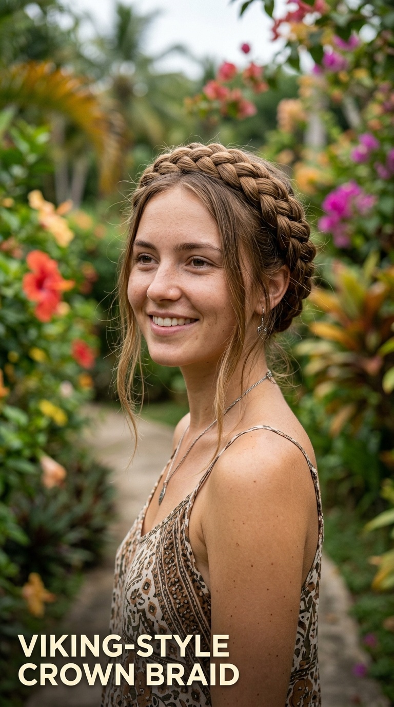 Viking-Style Crown Braid