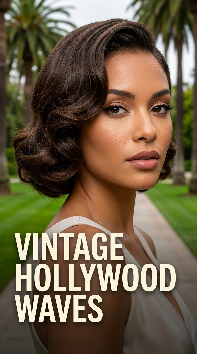 Vintage Hollywood Waves