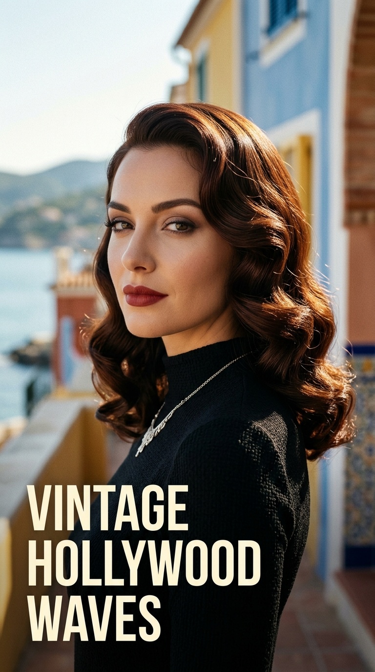 Vintage Hollywood Waves