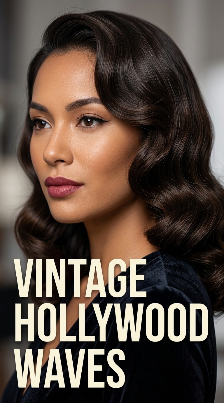 Vintage Hollywood Waves