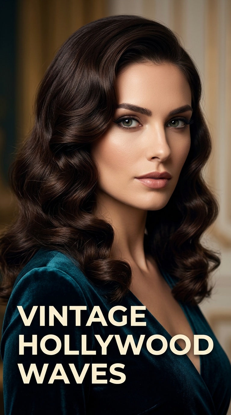Vintage Hollywood Waves