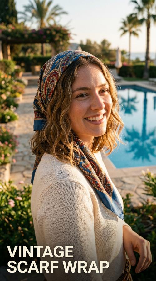 Vintage Scarf Wrap