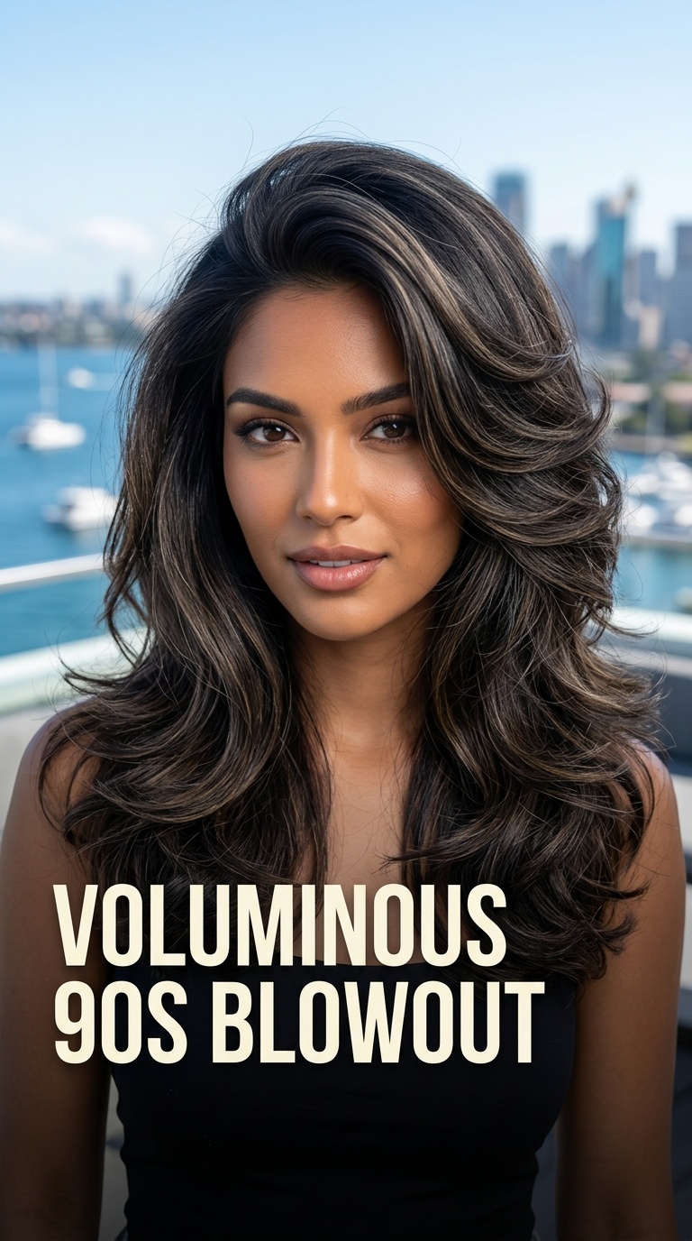 Voluminous 90s Blowout