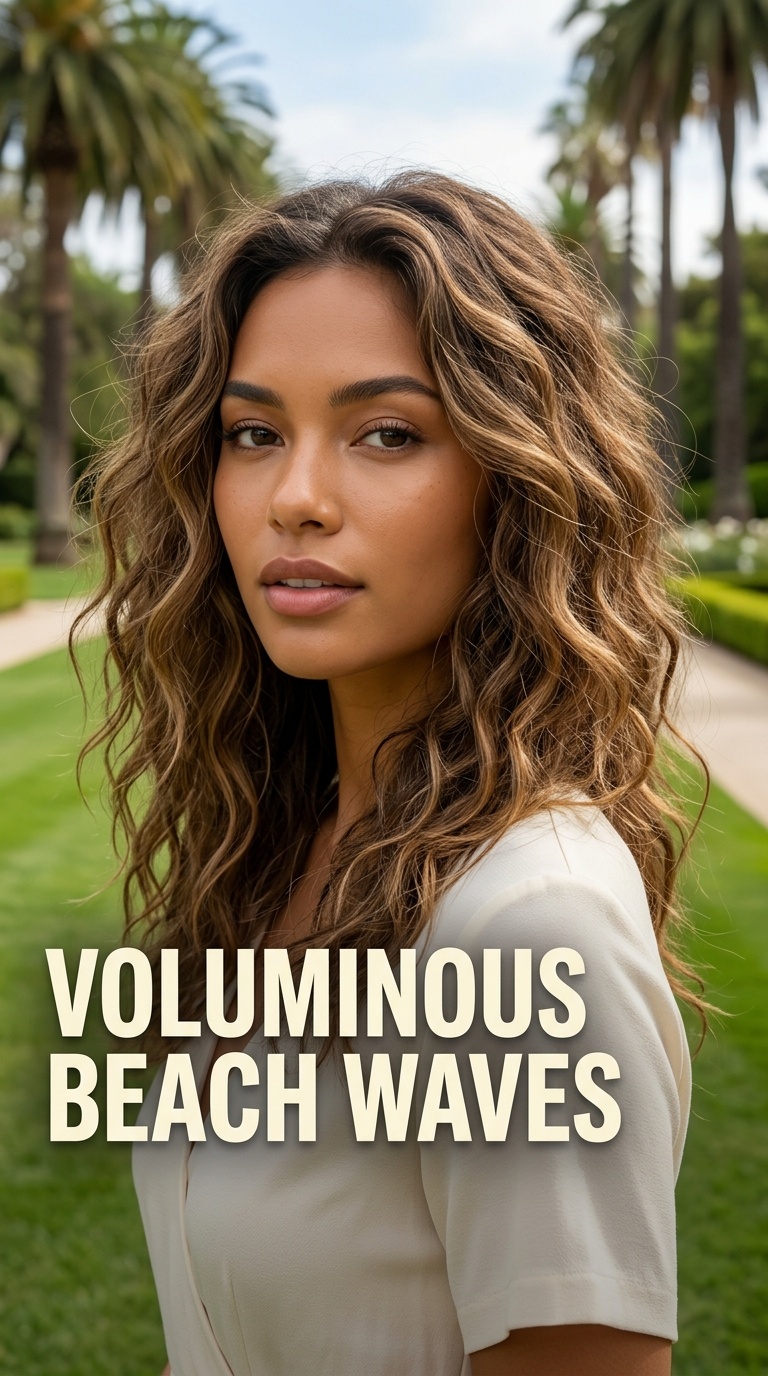 Voluminous Beach Waves
