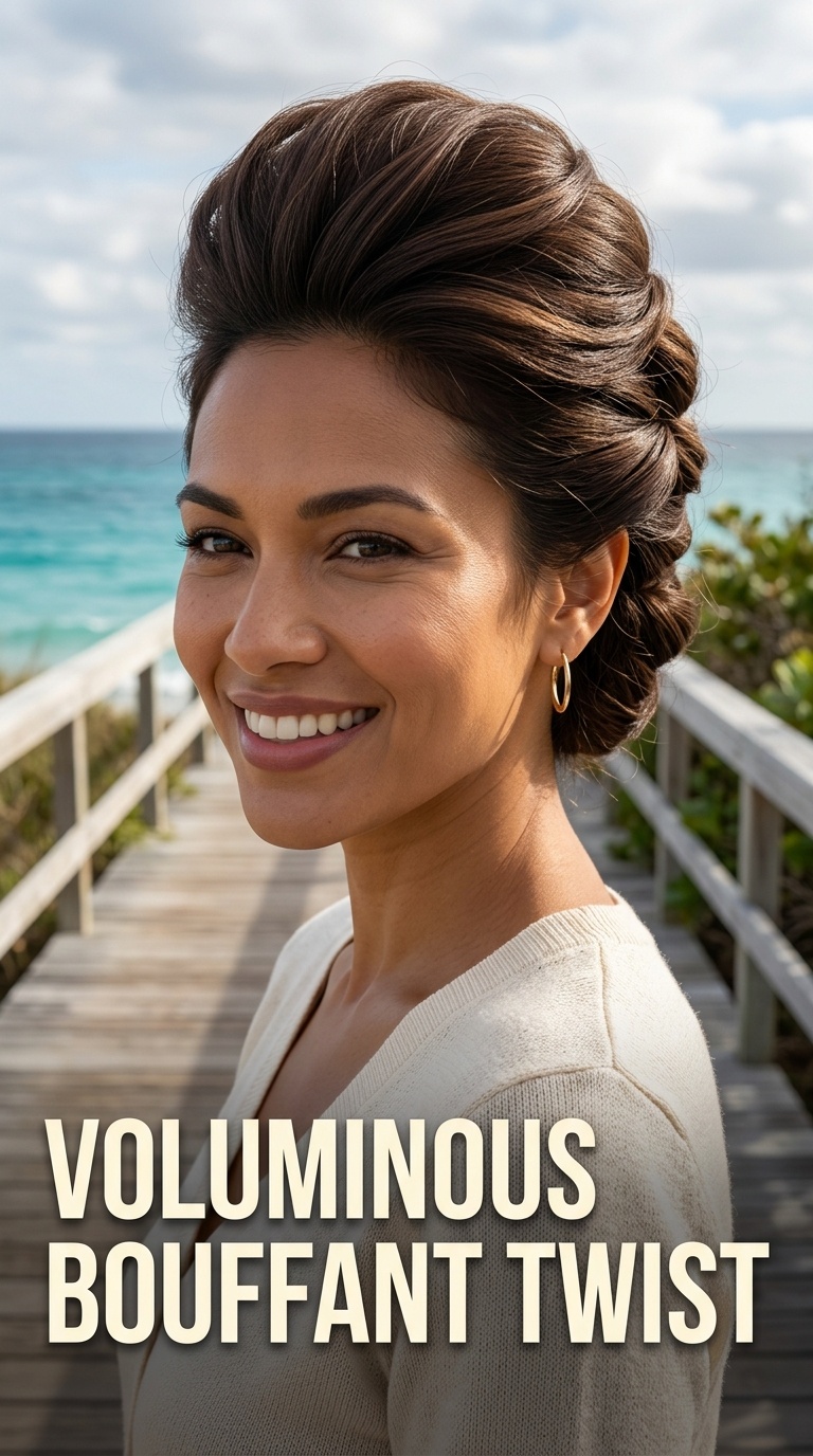 Voluminous Bouffant Twist