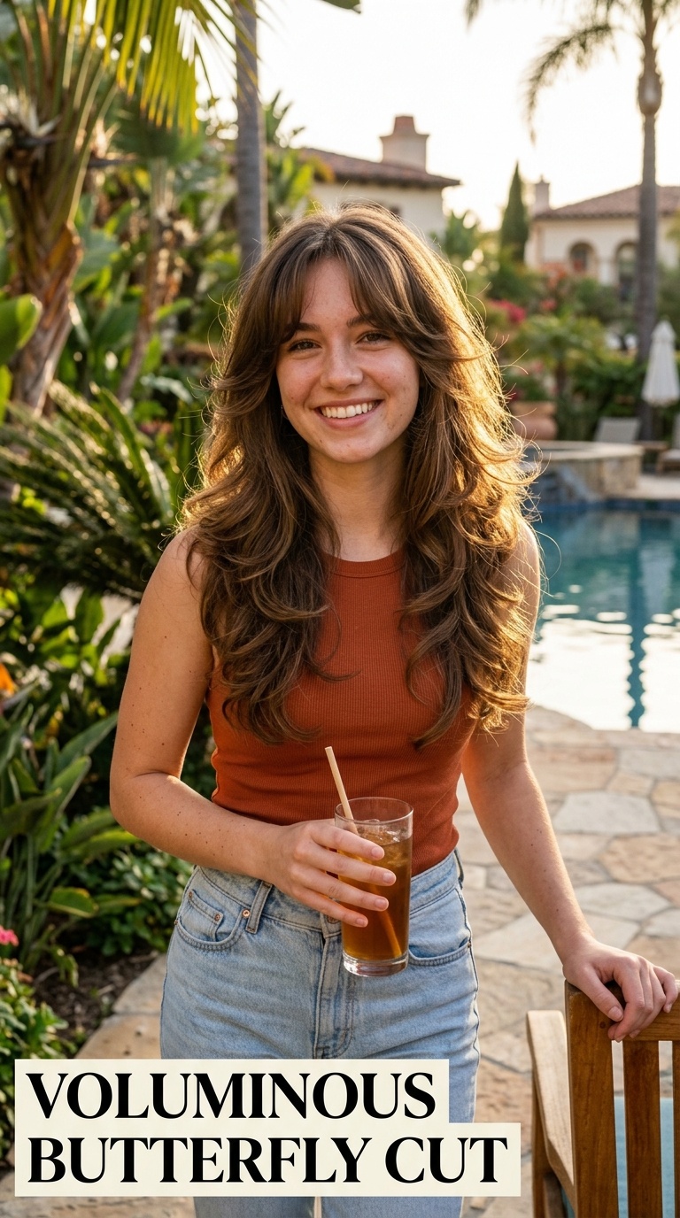 Voluminous Butterfly Cut