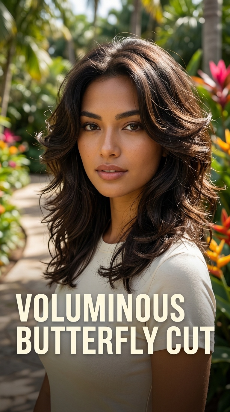 Voluminous Butterfly Cut