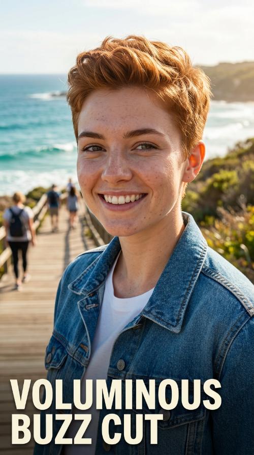Voluminous Buzz Cut