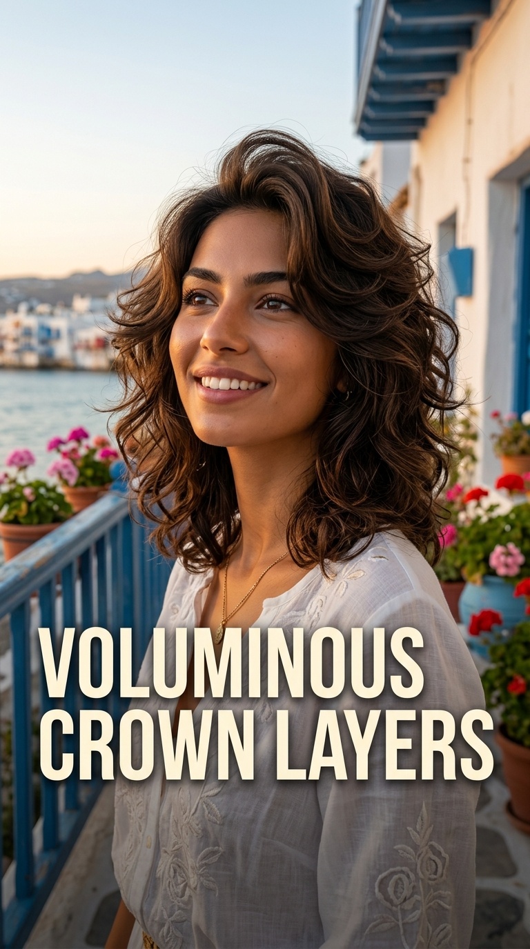 Voluminous Crown Layers