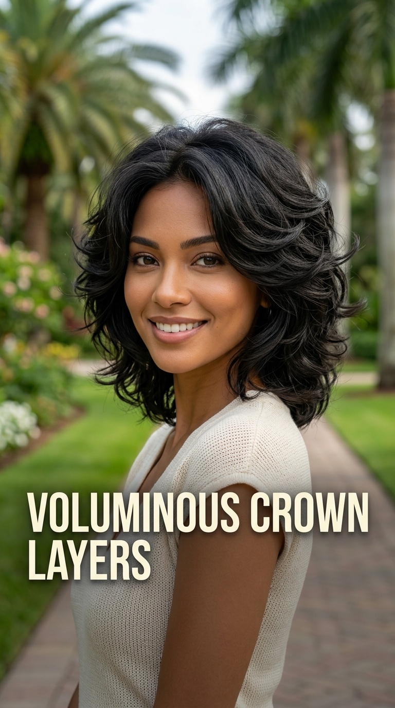 Voluminous Crown Layers