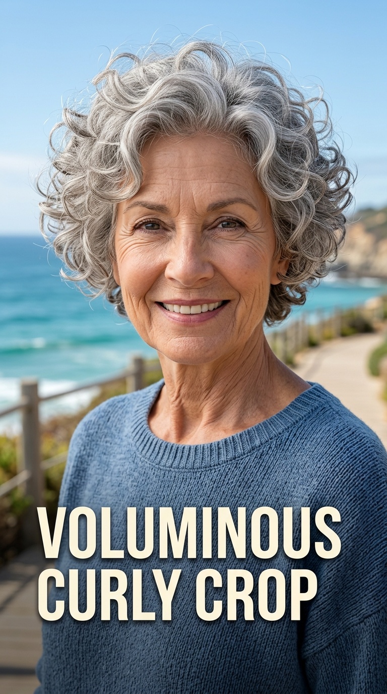 Voluminous Curly Crop