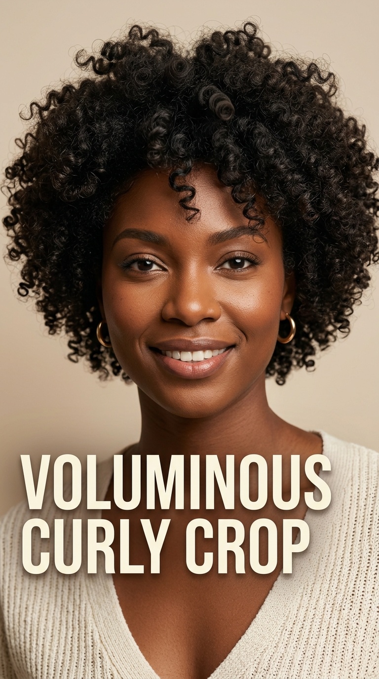 Voluminous Curly Crop