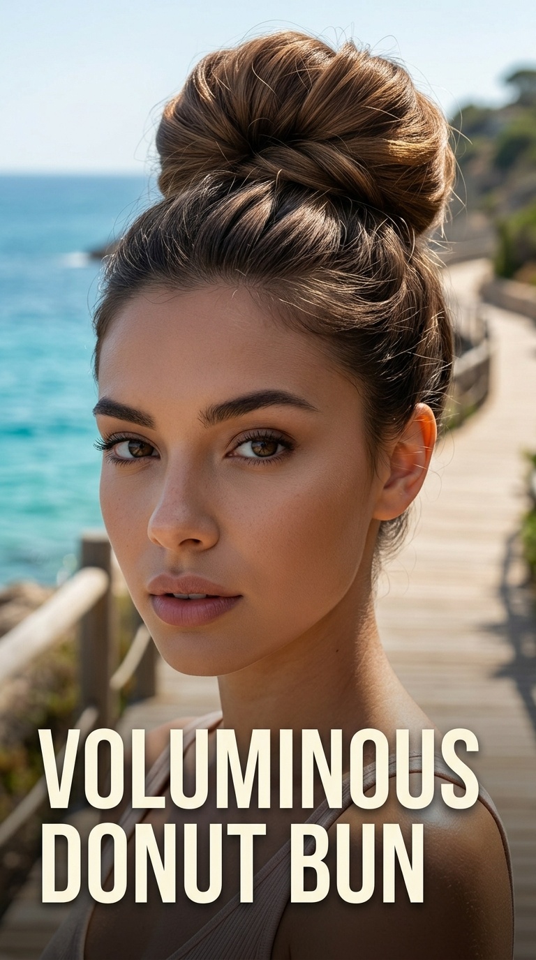 Voluminous Donut Bun