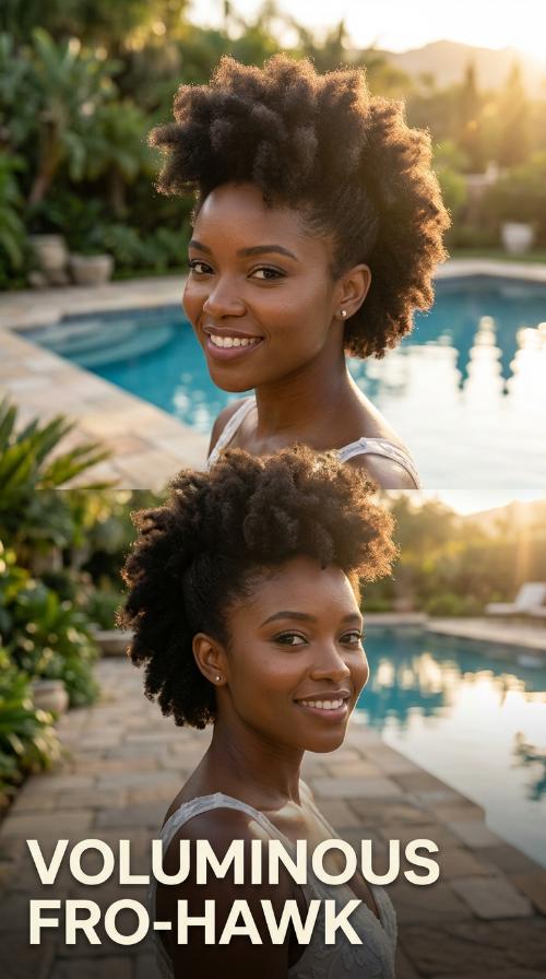 Voluminous Fro-Hawk