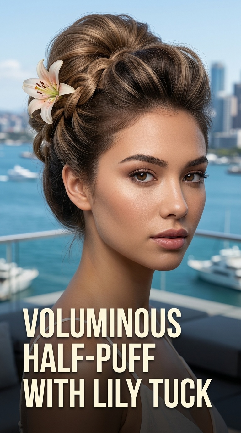 Voluminous Half-Puff with Lily Tuck