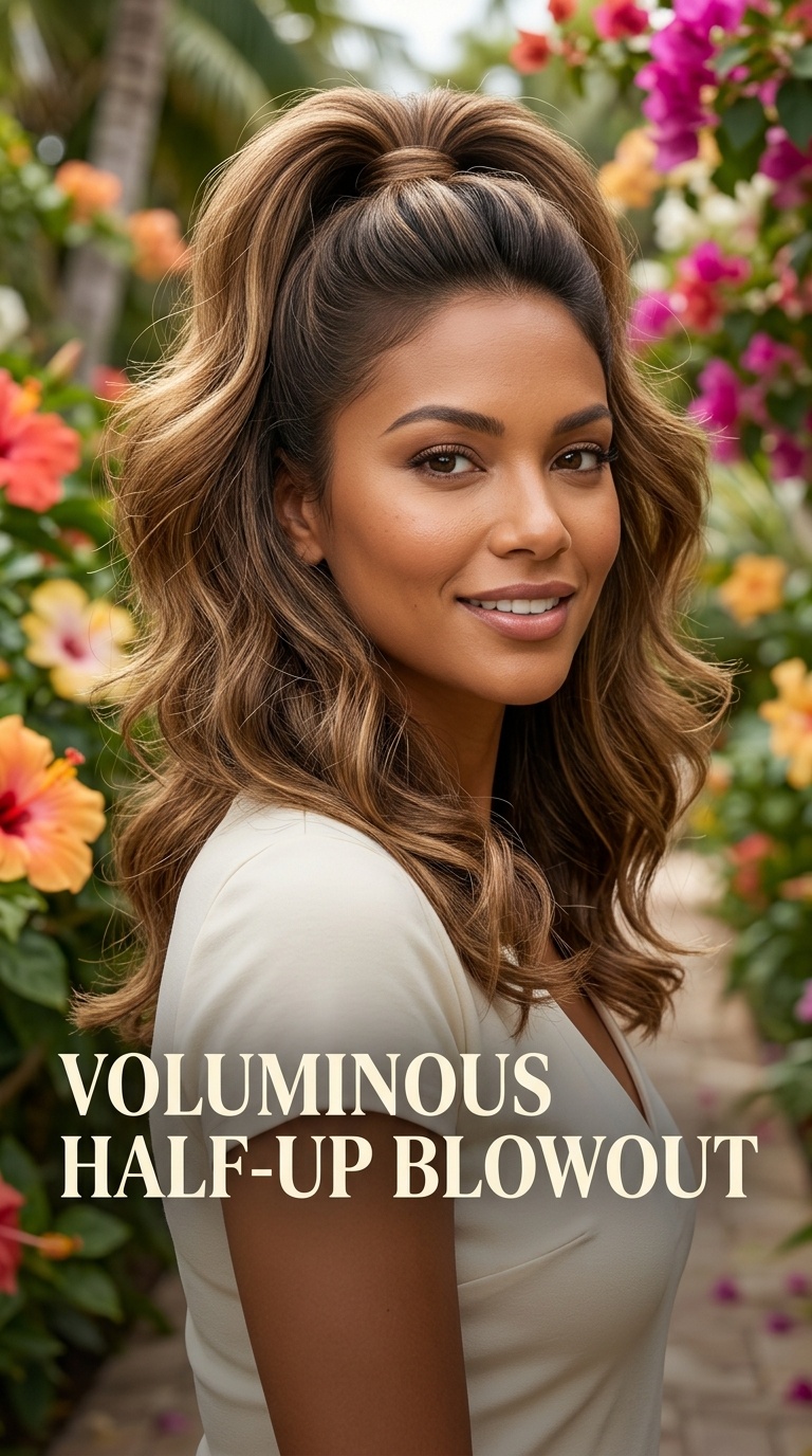 Voluminous Half-Up Blowout
