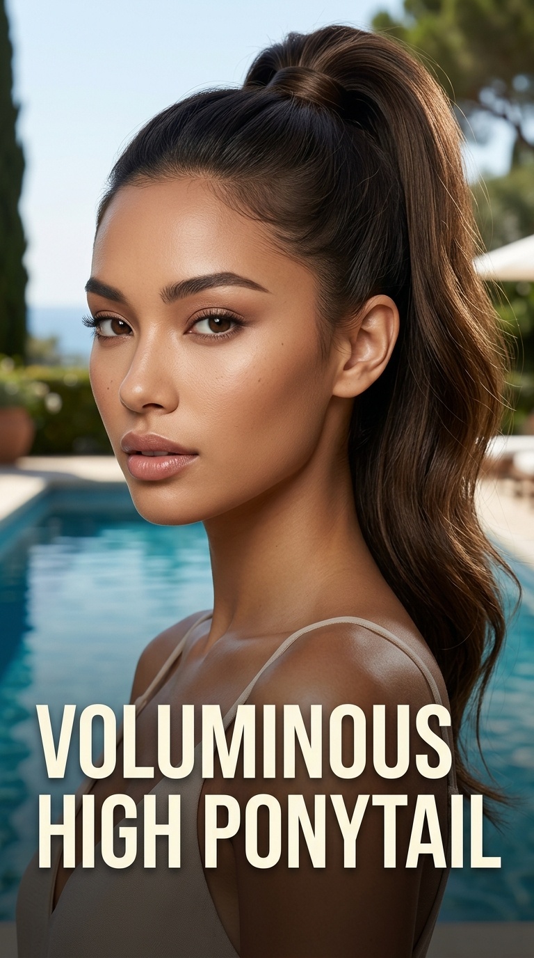 Voluminous High Ponytail