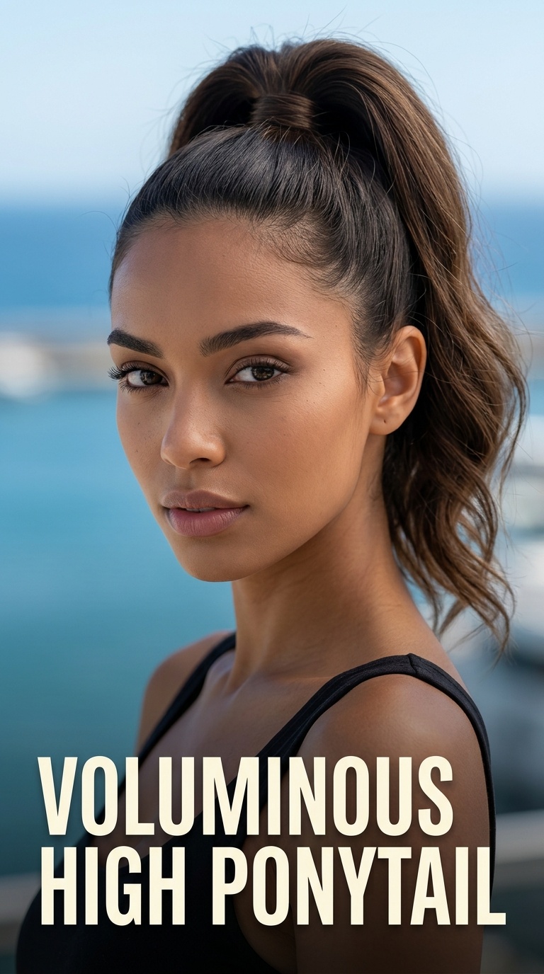 Voluminous High Ponytail