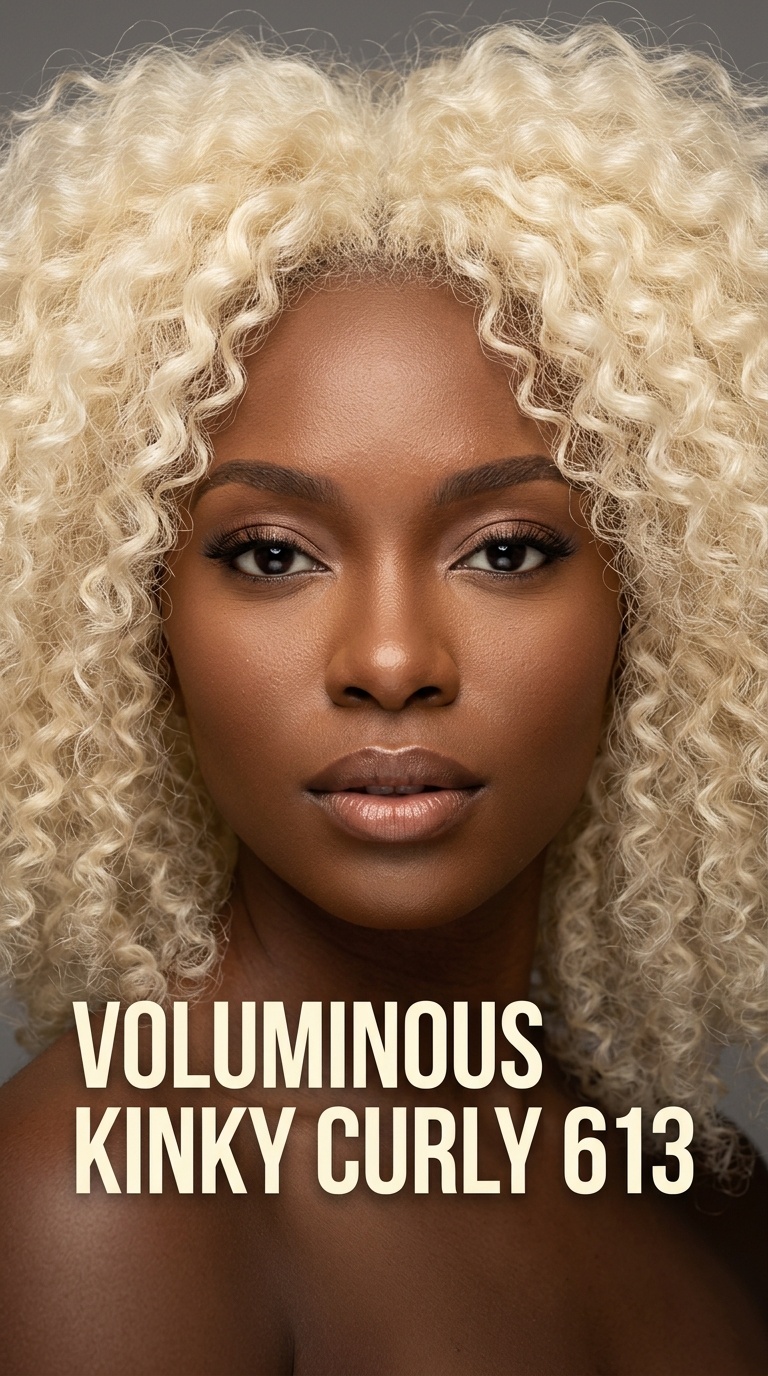 Voluminous Kinky Curly 613