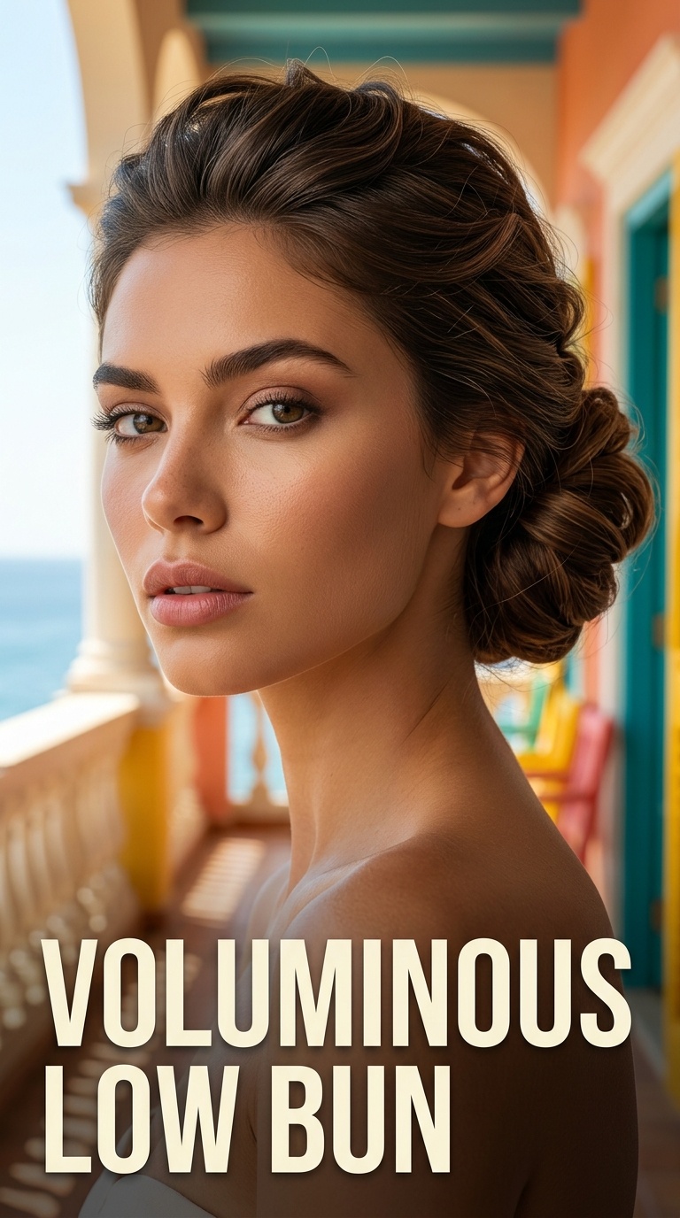 Voluminous Low Bun
