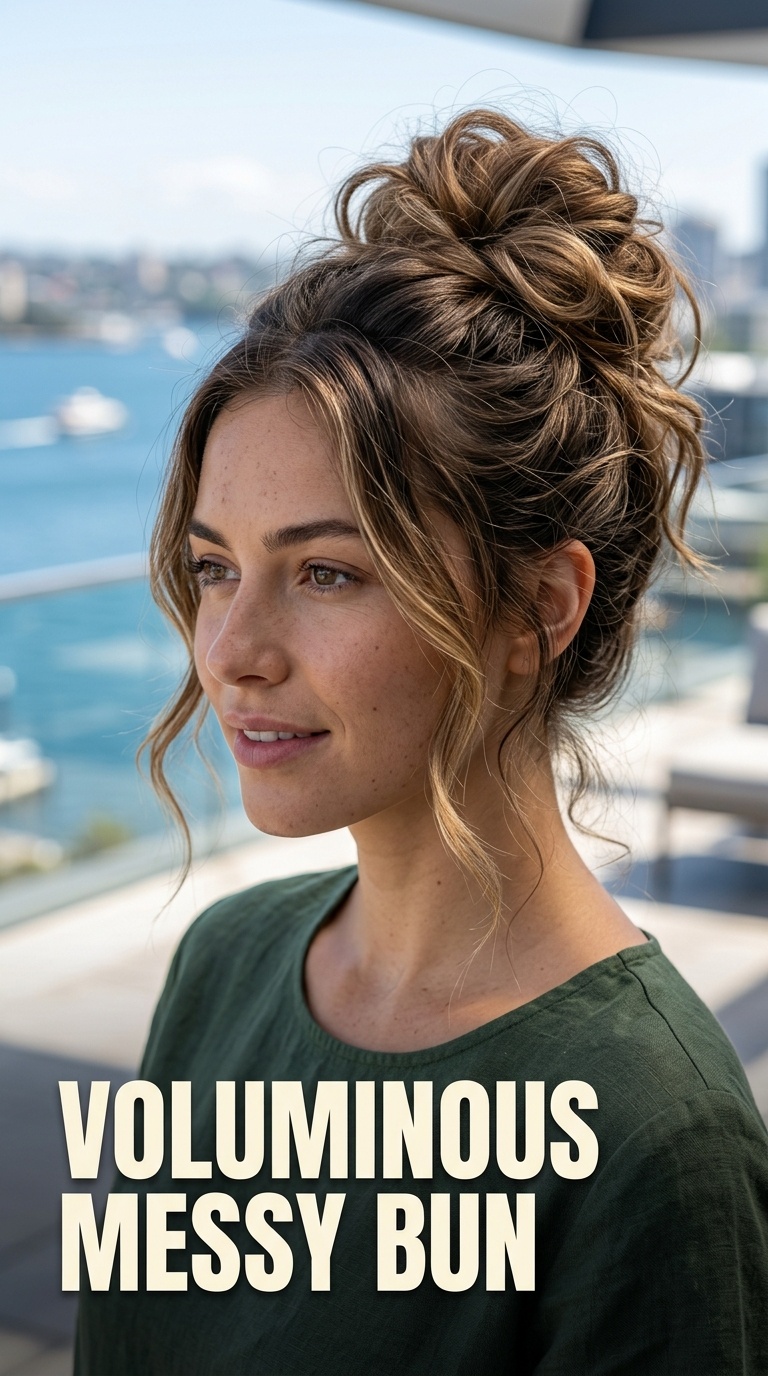 Voluminous Messy Bun