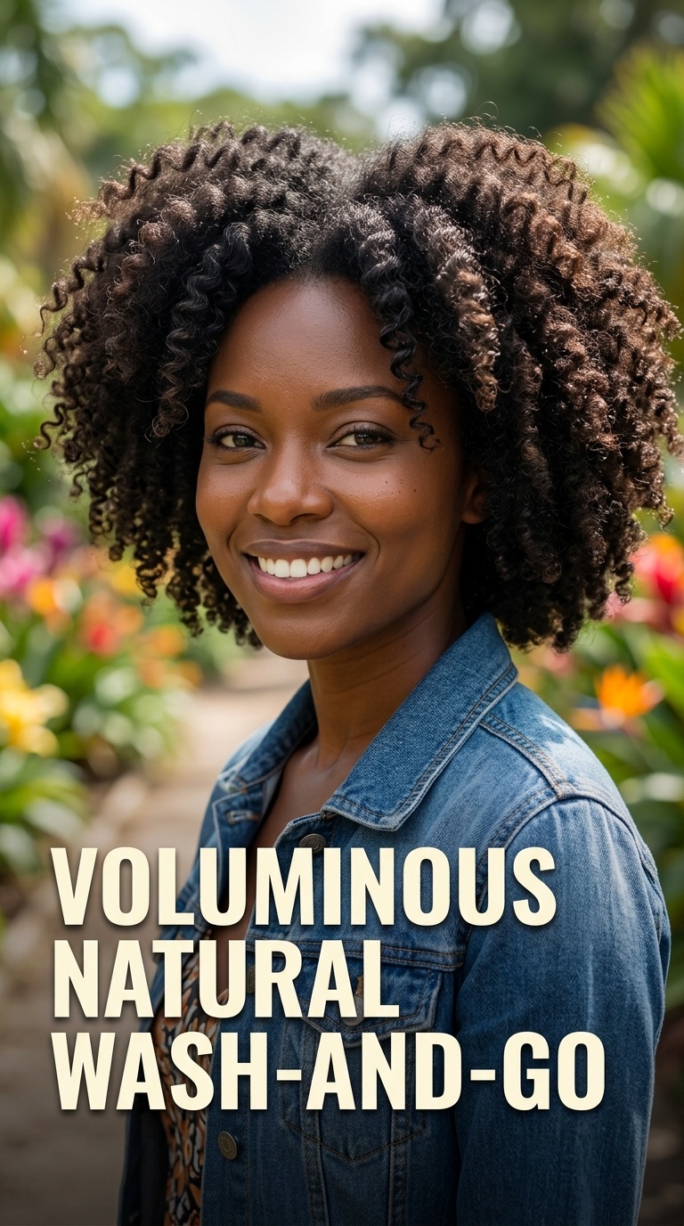 Voluminous Natural Wash-and-Go