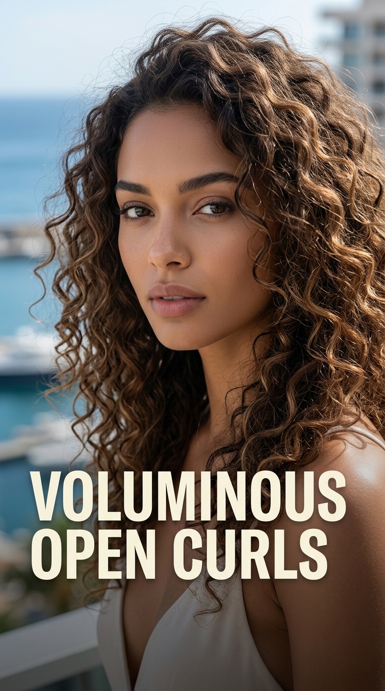 Voluminous Open Curls