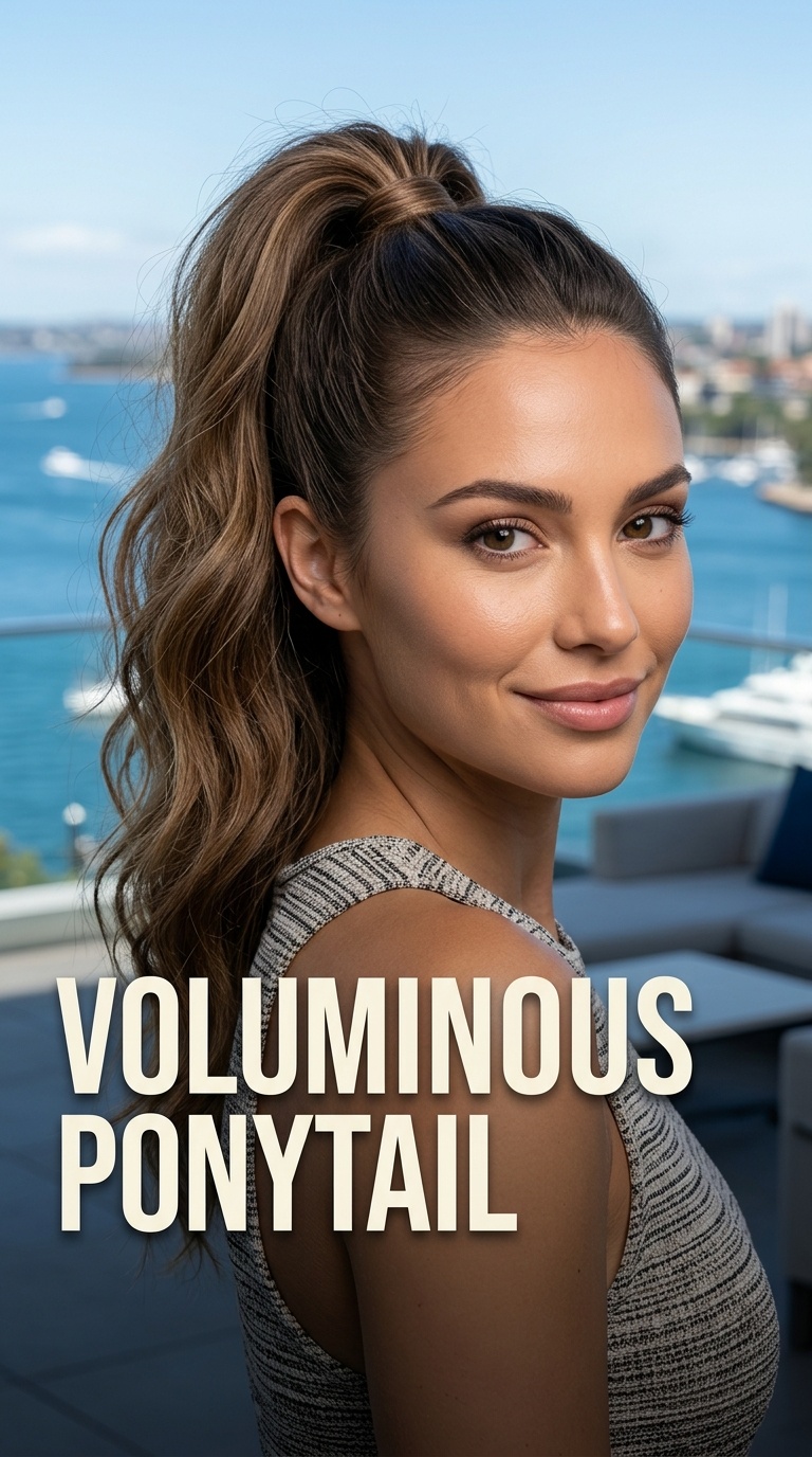 Voluminous Ponytail