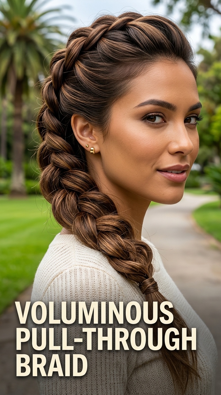 Voluminous Pull-Through Braid