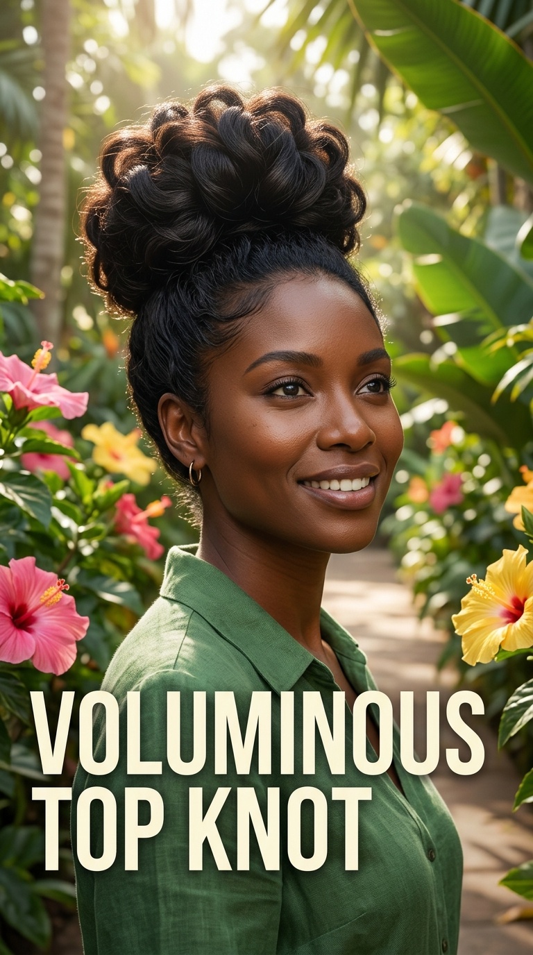 Voluminous Top Knot