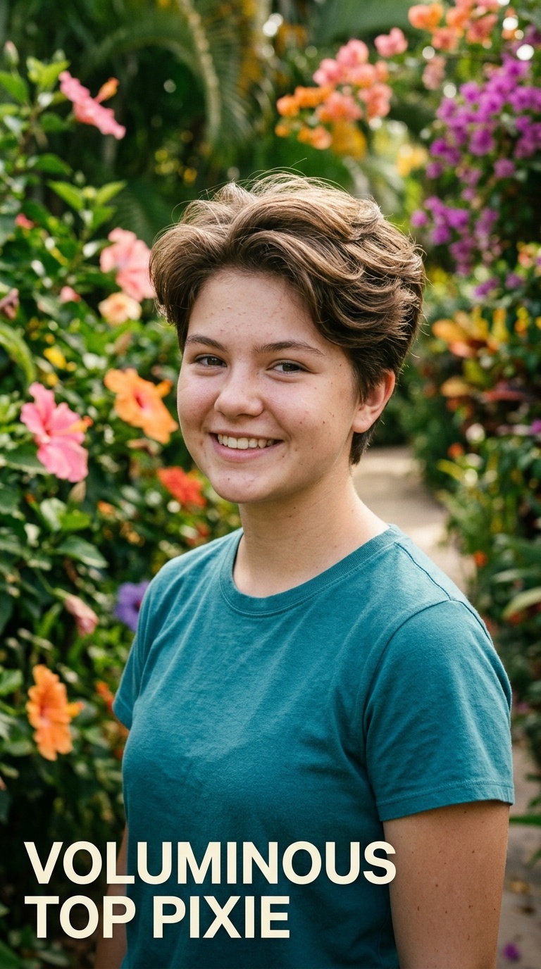Voluminous Top Pixie