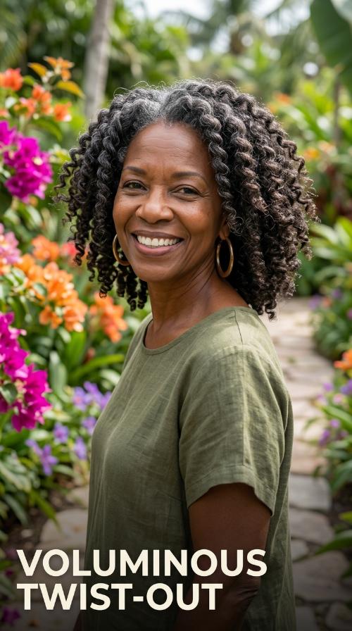 Voluminous Twist-Out