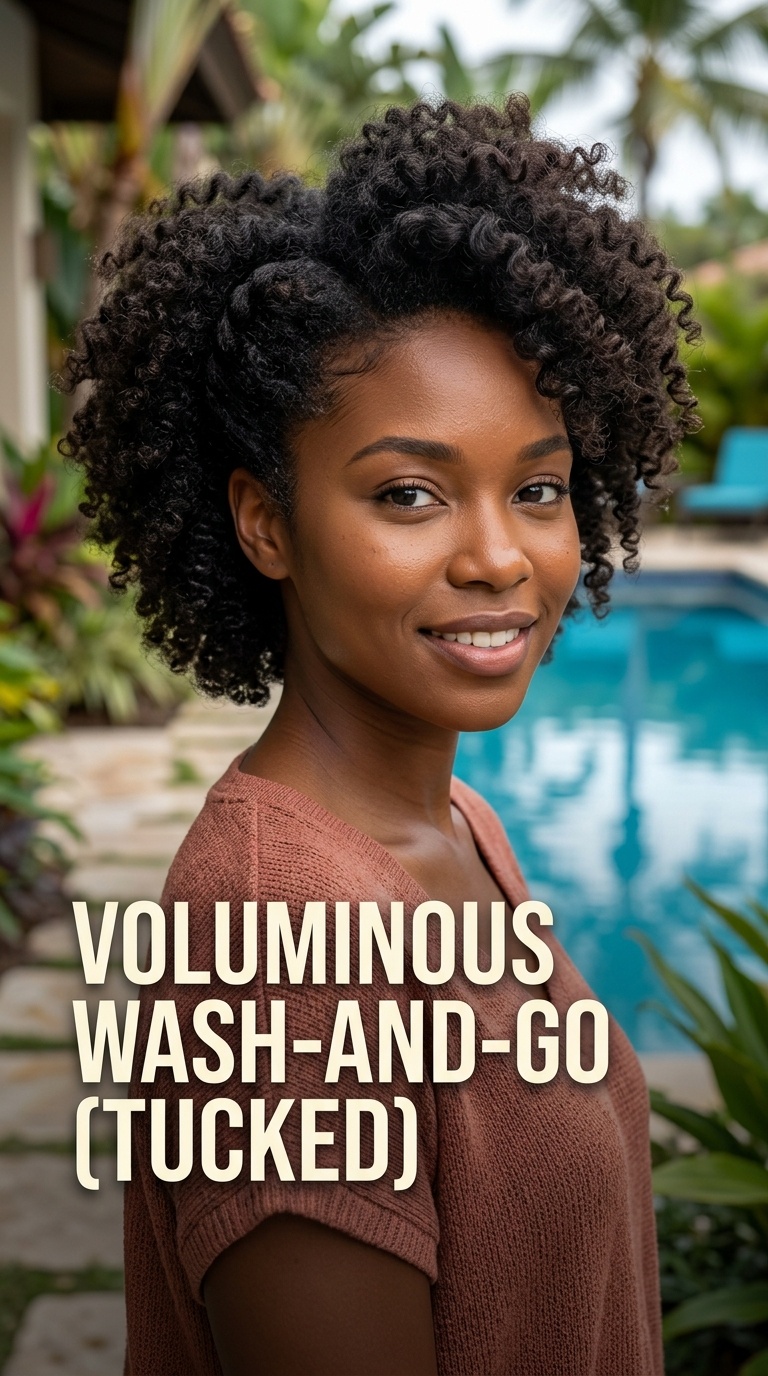 Voluminous Wash-and-Go (Tucked)