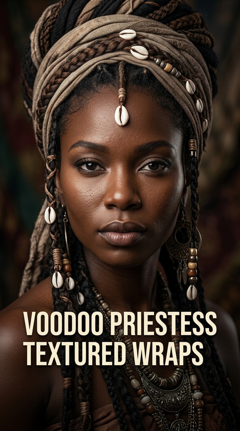 Voodoo Priestess Textured Wraps