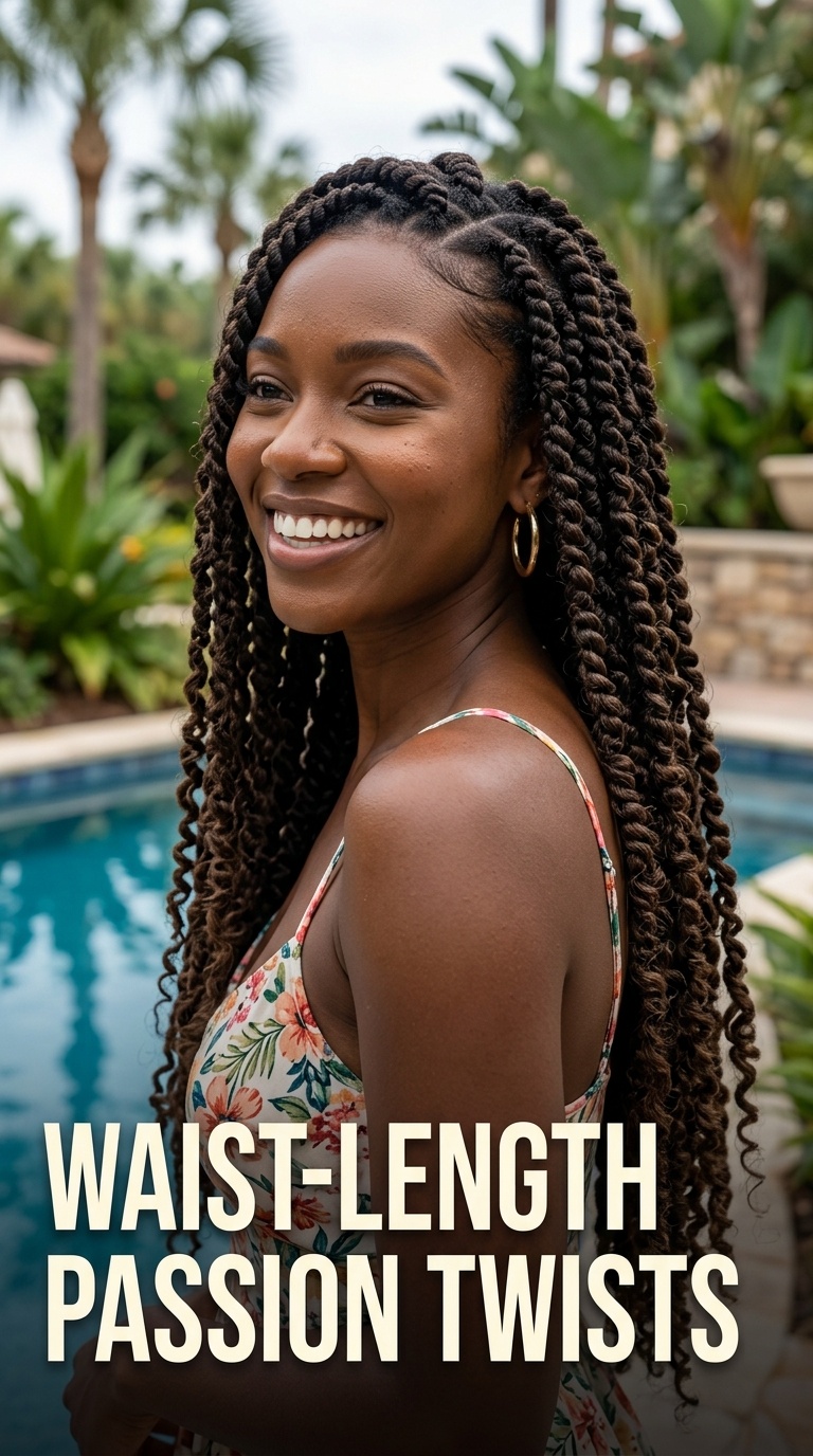 Waist-Length Passion Twists