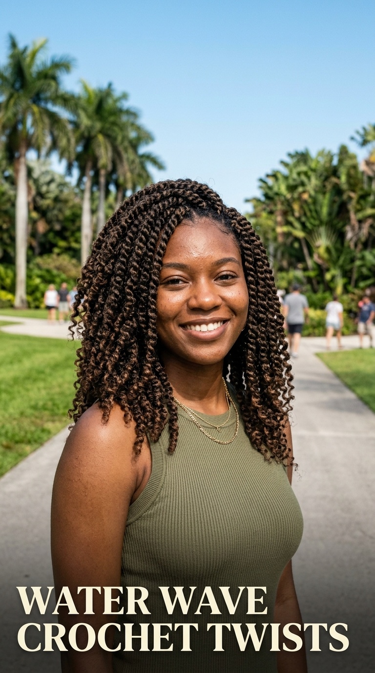 Water Wave Crochet Twists