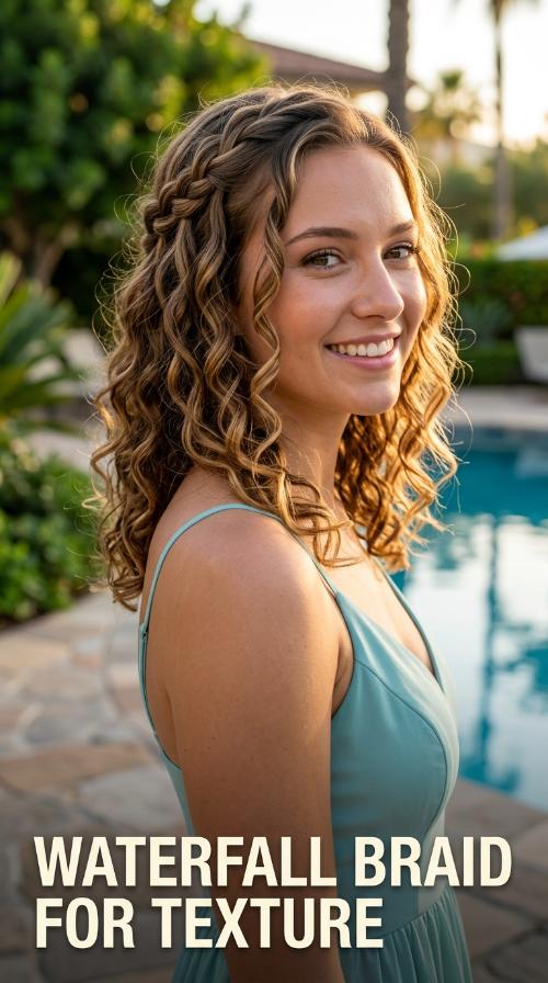 Waterfall Braid for Texture