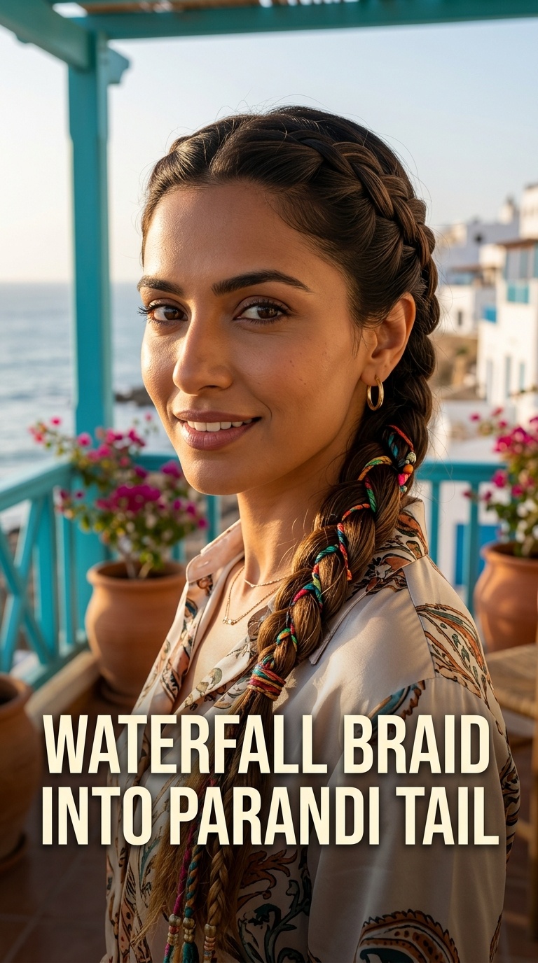 Waterfall Braid into Parandi Tail