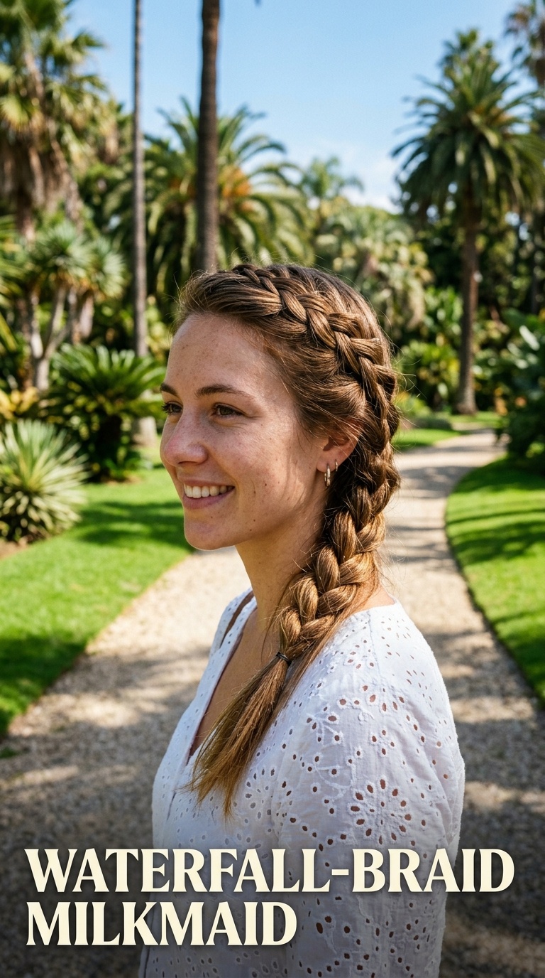Waterfall-Braid Milkmaid
