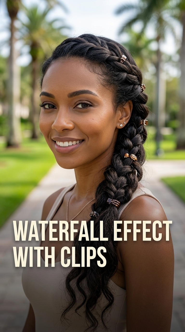 Waterfall Effect with Clips
