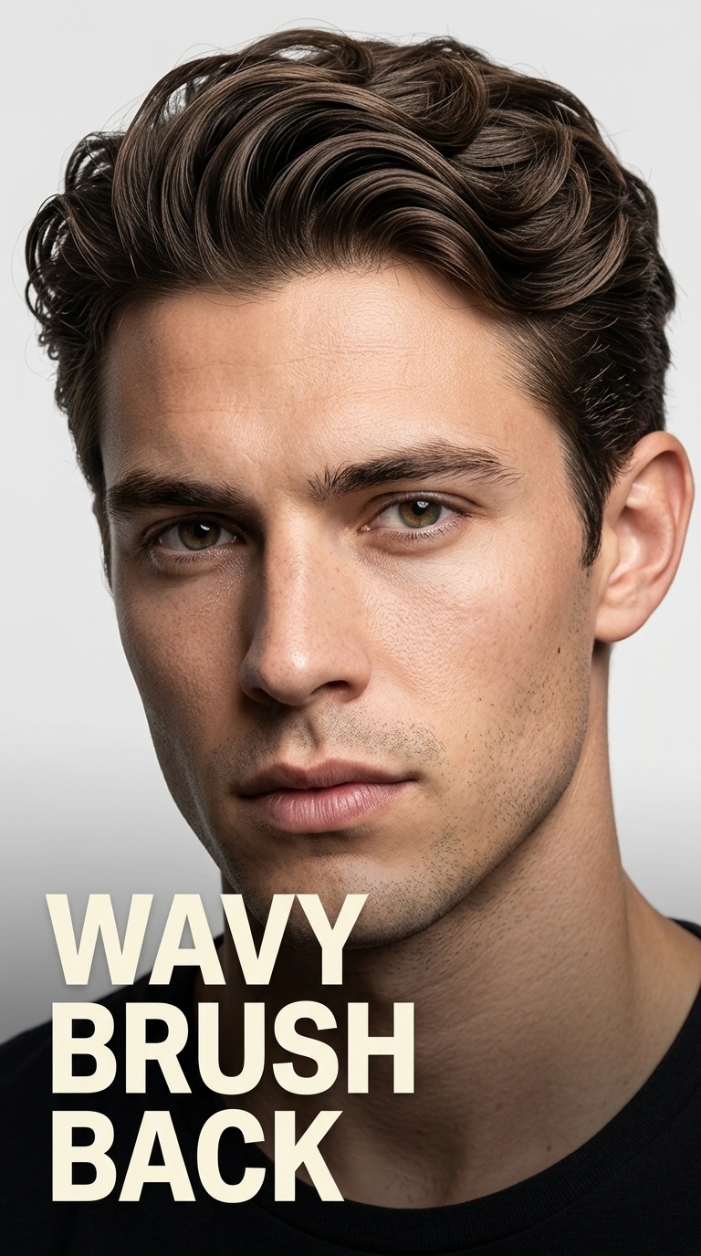 Wavy Brush Back