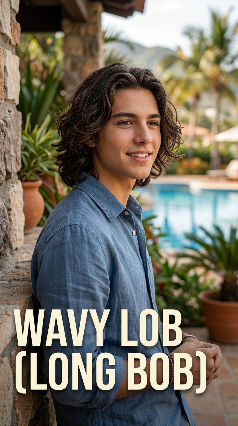 Wavy Lob (Long Bob)