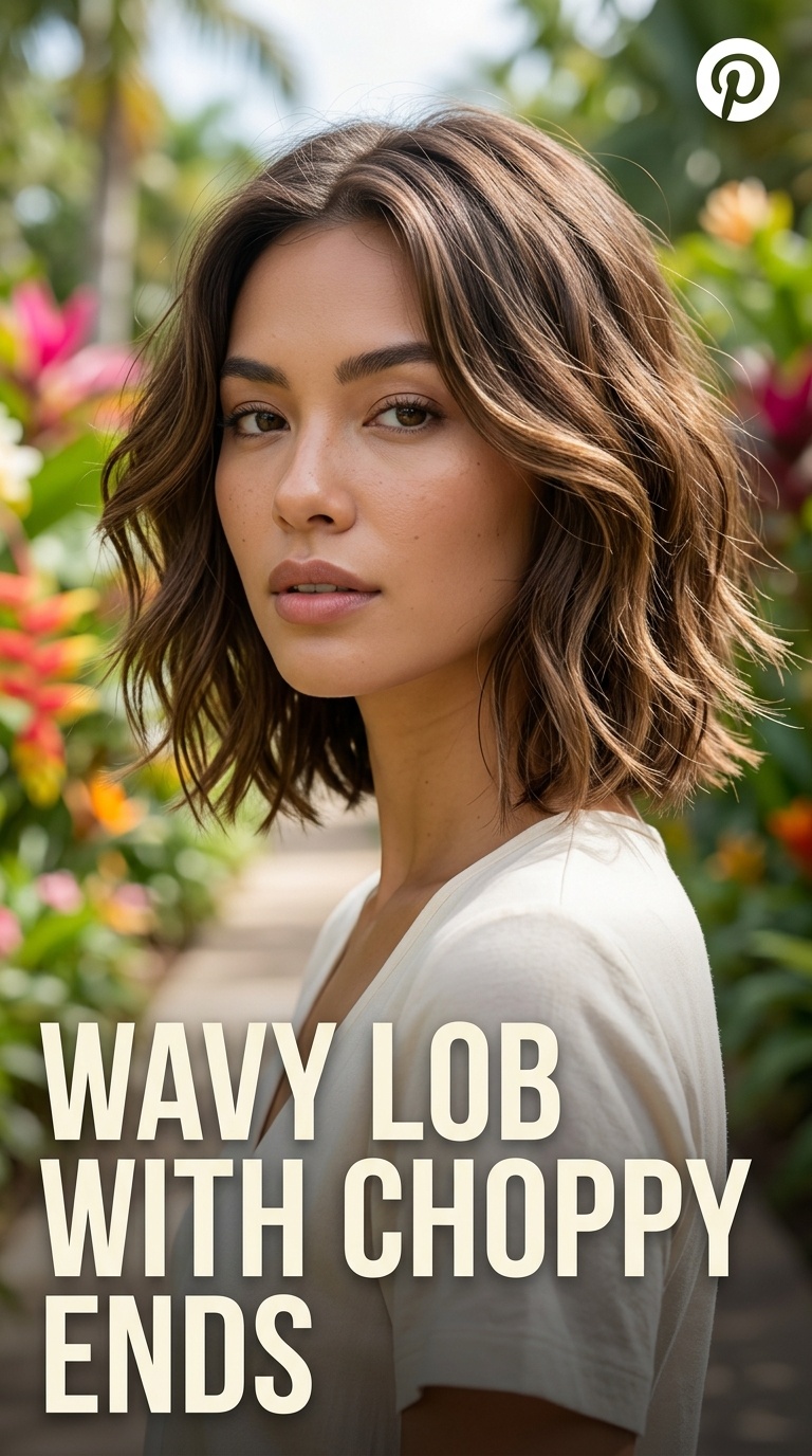 Wavy Lob with Choppy Ends