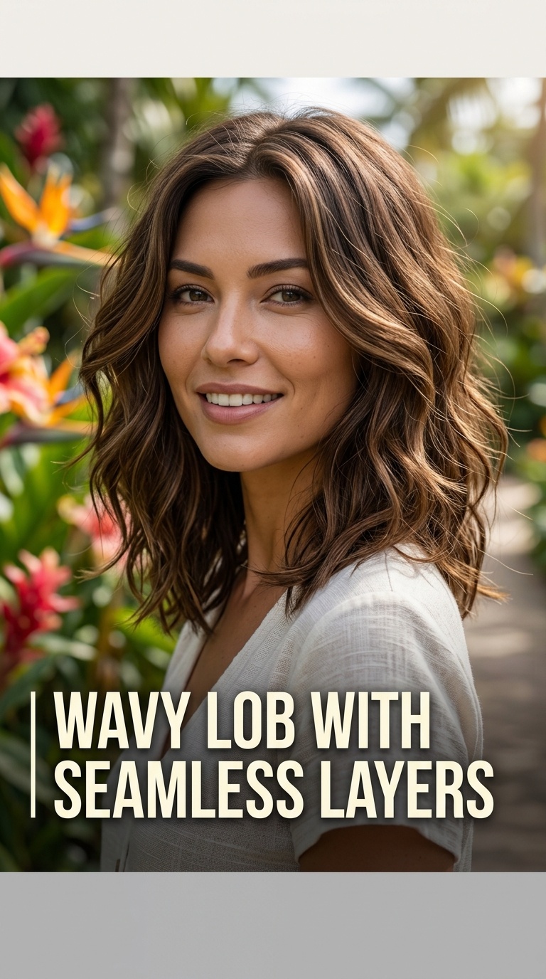 Wavy Lob with Seamless Layers