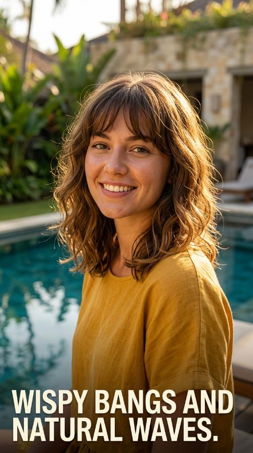 Wispy Bangs and Natural Waves