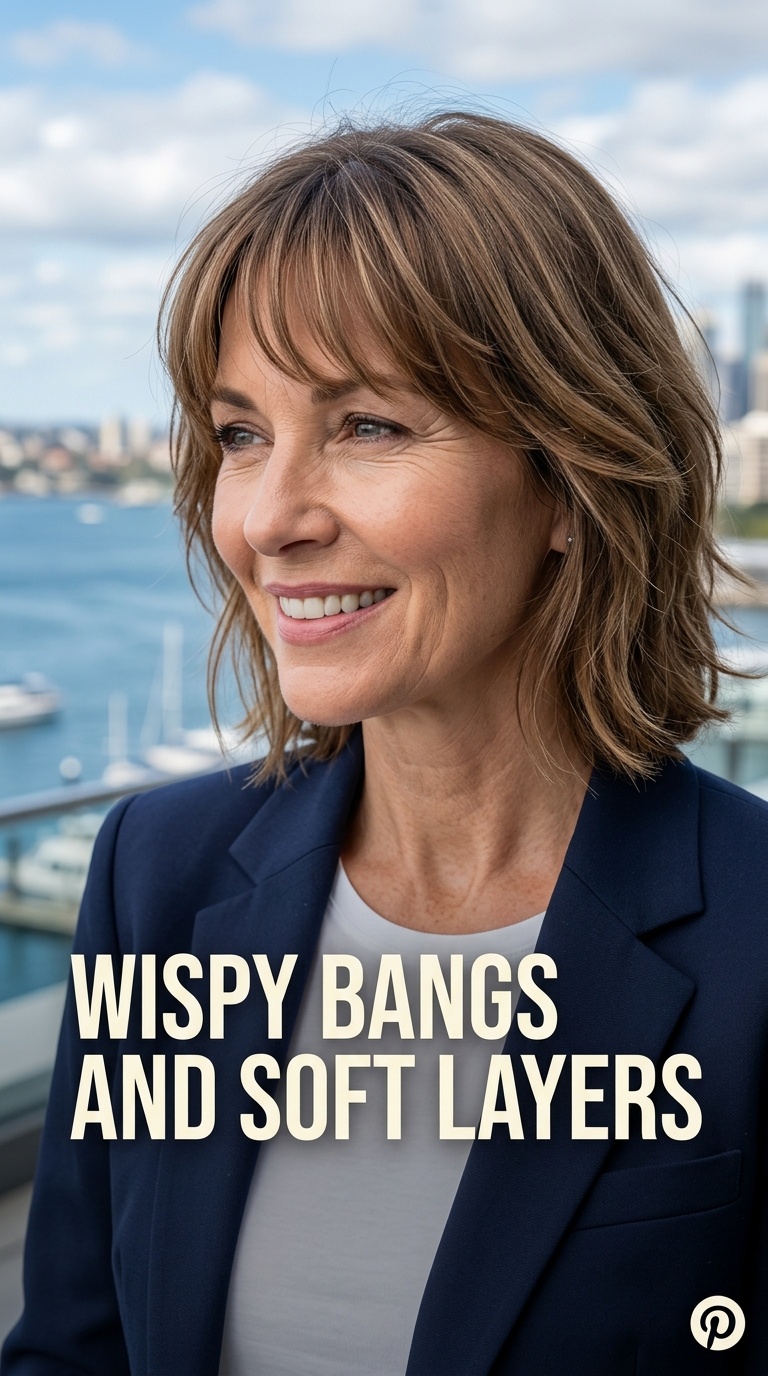Wispy Bangs and Soft Layers